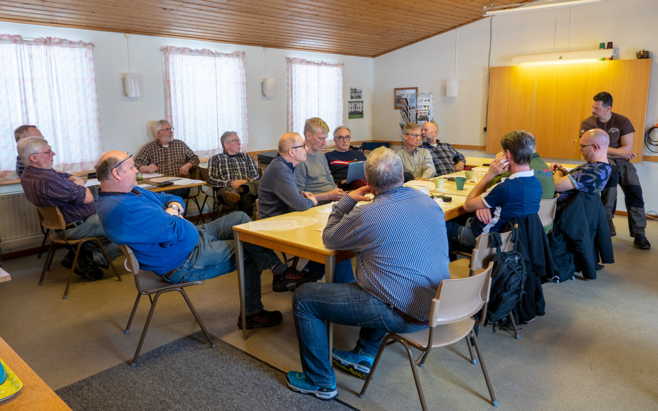 Mötesdeltagarna vid Distriktsmote i Lulea 2019 