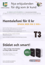 Umeå Energi erbjudande om Ehternet via Vägguttaget